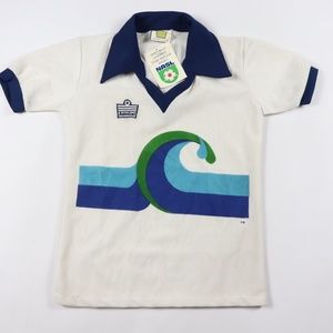 80s New Youth Large California Surf Soccer Jersey